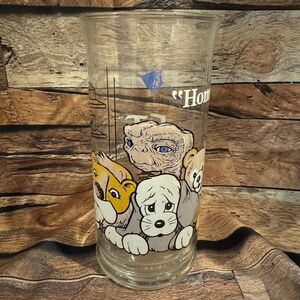 VTG ET The Extra Terrestrial Home 1982 Pizza Hut Glass Collector Series Limited
